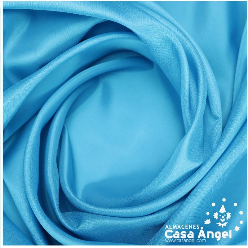 TELA DE FORRO DE ACETATO TURQUESA CLARO 140cm