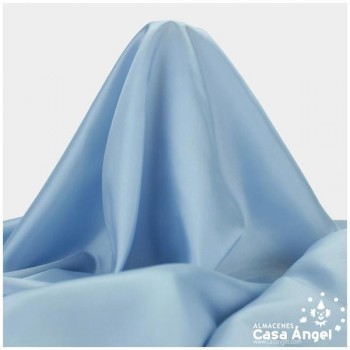 TELA DE FORRO DE ACETATO CELESTE ARGENTINA 140cm