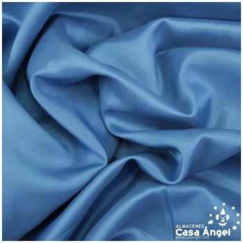 TELA DE FORRO DE ACETATO AZUL ACERO 140cm