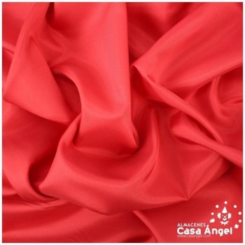 TELA DE FORRO DE ACETATO ROJO AMARANTO 140cm