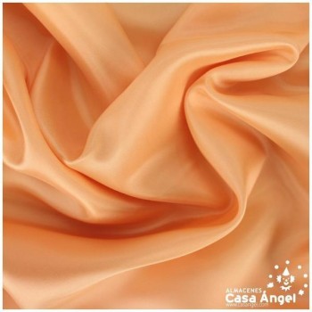 TELA DE FORRO DE ACETATO NARANJA MELÓN 140cm