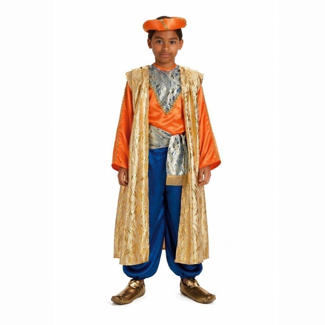 DISFRAZ REY BALTASAR LUJO COLOR NARANJA