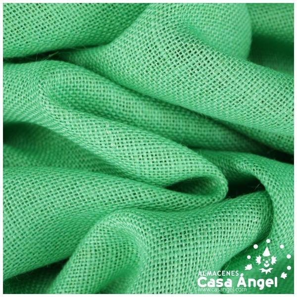 TELA DE SACO ARPILLERA COLOR VERDE 120cm