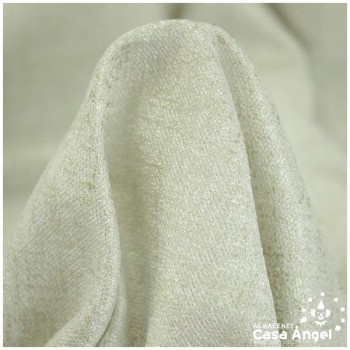 LONA JACQUARD CRUDO IRISADO LAMÉ SERIE JERUSALÉN 280cm