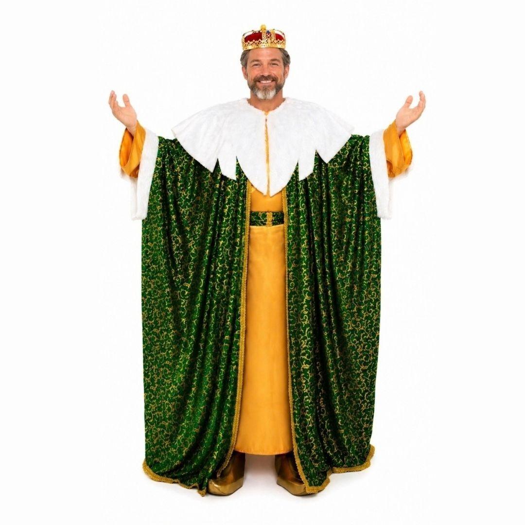 DISFRAZ REY GASPAR DE ORIENTE LUJO ADULTO