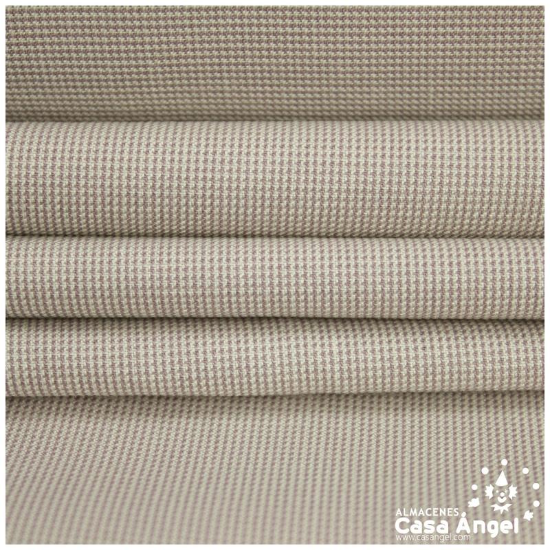 TEJIDO SARGA MICRO PATA DE GALLO BEIGE 150cm