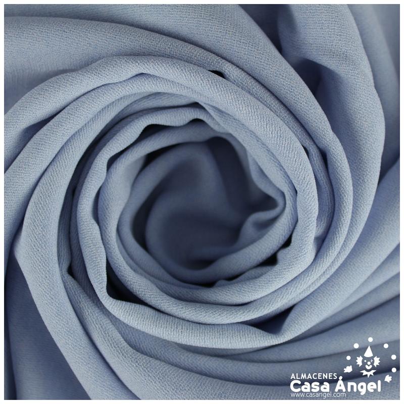 CREPÉ DE POLIÉSTER CELESTE SERIE MÓNACO 150cm