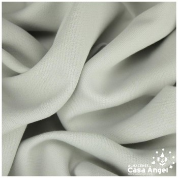 CREPÉ DE POLIÉSTER GRIS PERLA SERIE MÓNACO 150cm