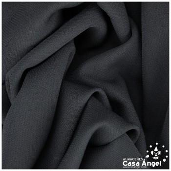 CREPÉ DE POLIÉSTER NEGRO SERIE MÓNACO 150cm