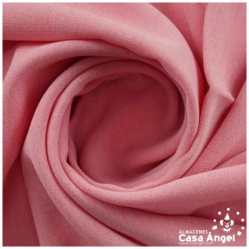 CREPÉ DE POLIÉSTER ROSA SERIE MÓNACO 150cm