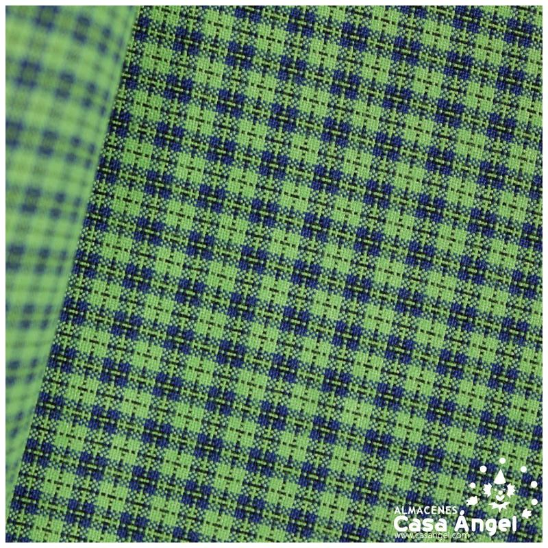 TELA VERDE DE CUADROS TARTÁN SARGA TWILL 150cm