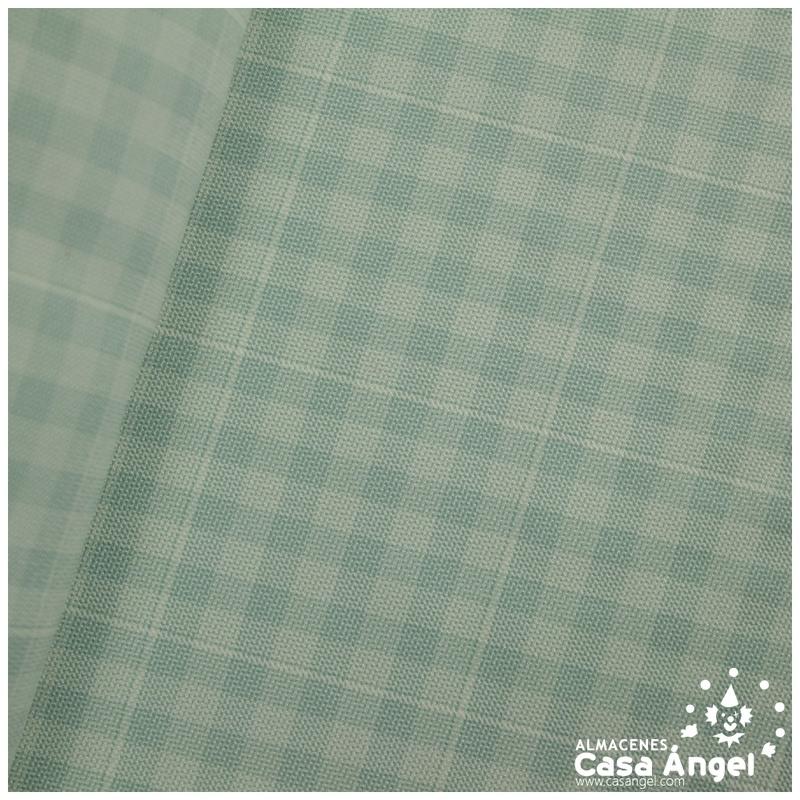 SARGA A CUADROS VERDE AGUA SERIE TABOLA 150cm