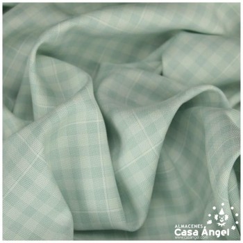 SARGA A CUADROS VERDE AGUA SERIE TABOLA 150cm