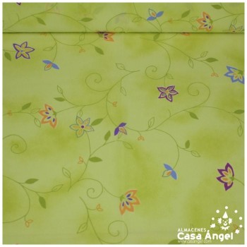 CRESPÓN LIMA ESTAMPADO FLORAL 150cm