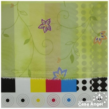 CRESPÓN LIMA ESTAMPADO FLORAL 150cm