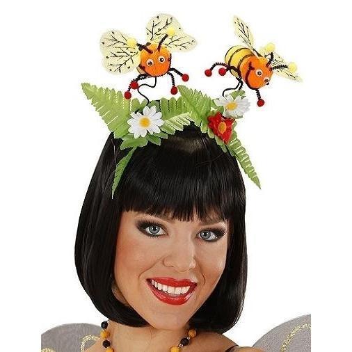 TOCADO ABEJA CON FLORES