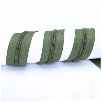 CREMALLERA DE NYLON CONTINUA POR METROS ANCHO 5cm