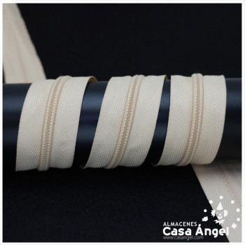 CREMALLERA DE NYLON CONTINUA POR METROS ANCHO 5cm