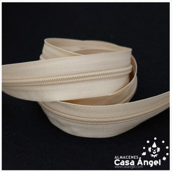 CREMALLERA DE NYLON CONTINUA POR METROS ANCHO 5cm