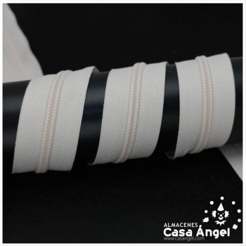 CREMALLERA DE NYLON CONTINUA POR METROS ANCHO 5cm
