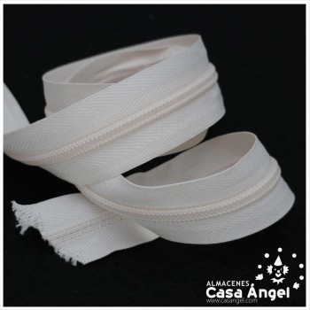 CREMALLERA DE NYLON CONTINUA POR METROS ANCHO 5cm