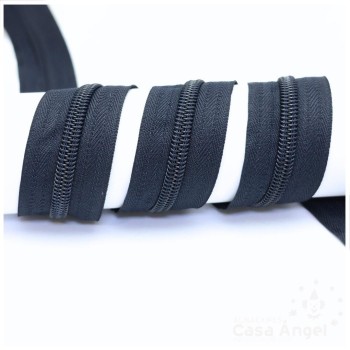 CREMALLERA DE NYLON CONTINUA POR METROS ANCHO 5cm