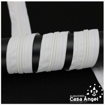 CREMALLERA DE NYLON CONTINUA POR METROS ANCHO 8cm
