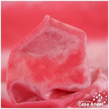 TERCIOPELO ELÁSTICO FUCSIA FLÚOR SERIE LAVA 150cm