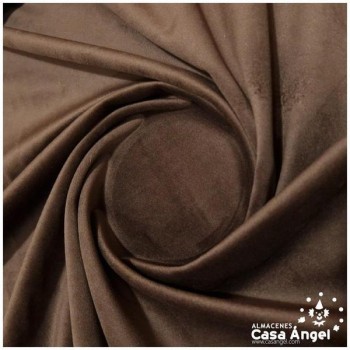 TERCIOPELO CHOCOLATE TRADICIONAL DE DOBLE ANCHO 280cm