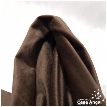 TERCIOPELO CHOCOLATE TRADICIONAL DE DOBLE ANCHO 280cm