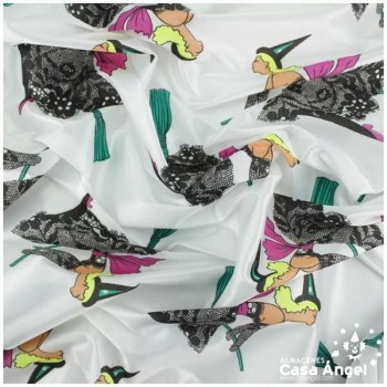 RASETE ESTAMPADO BRUJAS VOLANDO 150cm