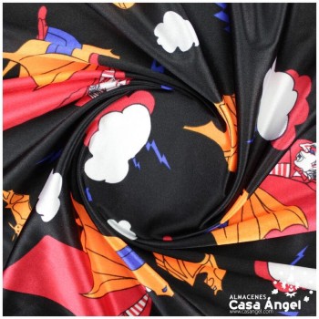 RASETE ESTAMPADO DRÁCULA VOLANDO 150cm