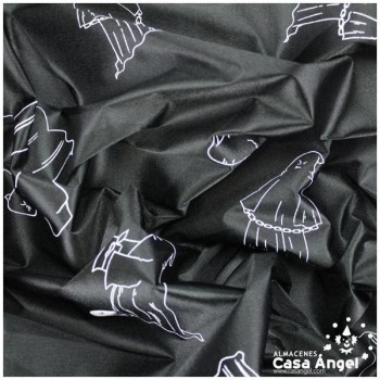 RASETE ESTAMPADO FANTASMAS 150cm