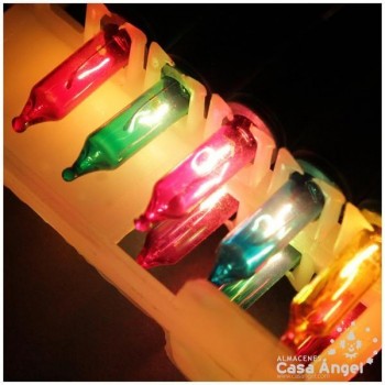 JUEGO DE 20 LUCES DE COLORES PARA INTERIOR