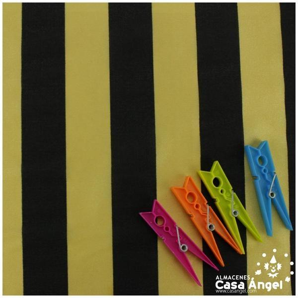 RASETE ESTAMPADO RAYAS ORO Y NEGRO 150cm