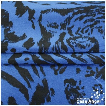 RASETE ESTAMPADO CABEZA TIGRE 150cm