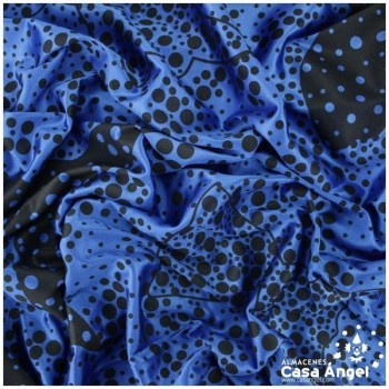 RASETE AZUL ESTAMPADO PAJARITAS 150cm
