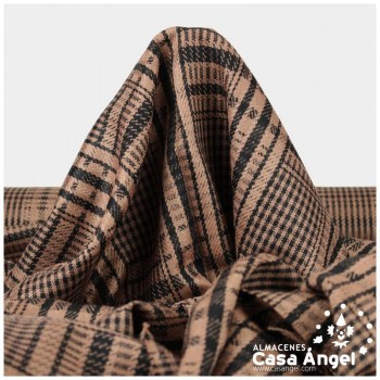 LANA TERTÁN PRÍNCIPE DE GALES EN MARRÓN Y NEGRO 150cm
