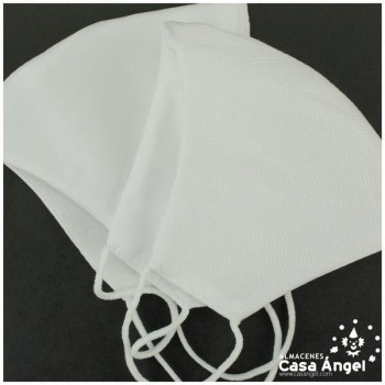 MASCARILLA HIGIÉNICA REUTILIZABLE HARVEY SA9926 ADULTO E INFANTIL BLANCA