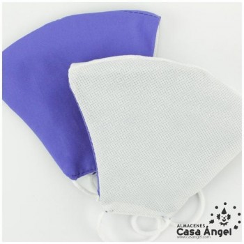 MASCARILLA HIGIÉNICA REUTILIZABLE HARVEY SA9926 ADULTO E INFANTIL AZUL ROYAL