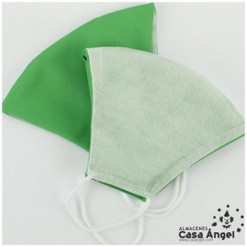 MASCARILLA HIGIÉNICA REUTILIZABLE HARVEY SA9926 ADULTO E INFANTIL VERDE