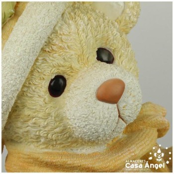 OSO DE ESCAYOLA EN TRINEO 70cm