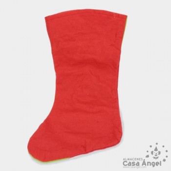 BOTA PAPÁ NOEL NAVIDAD DECORACIÓN 39cm