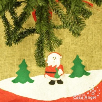 BASE PARA ÁRBOL DE NAVIDAD TELA ARPILLERA 105cm