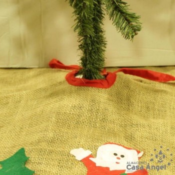 BASE PARA ÁRBOL DE NAVIDAD TELA ARPILLERA 105cm