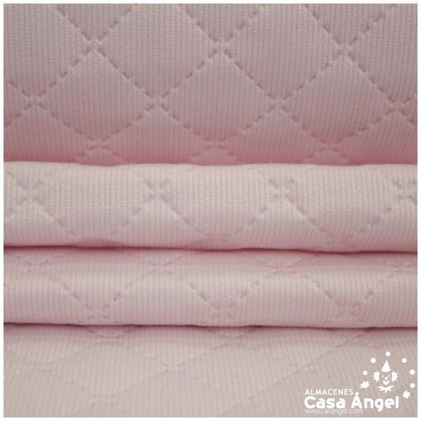PIQUÉ CANUTILLO ROSA ACOLCHADO CON FIBRA RESINADA 150cm