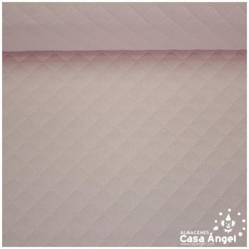 PIQUÉ CANUTILLO ROSA ACOLCHADO CON FIBRA RESINADA 150cm