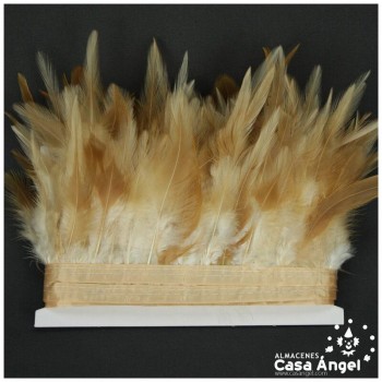 FLECO PLUMA GALLO AL NATURAL SIN TINTAR 13cm