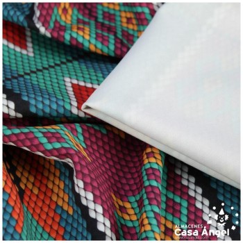 TEJIDO BIOELÁSTICO ESTAMPADO ALOHA 160cm