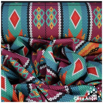 TEJIDO BIOELÁSTICO ESTAMPADO ALOHA 160cm